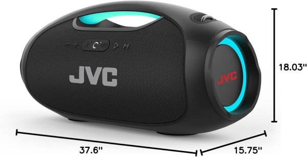 JVC Portable Speaker SP-PA15BT, 120W Max Output with Powerful Bass, 11 Hour - Image 9