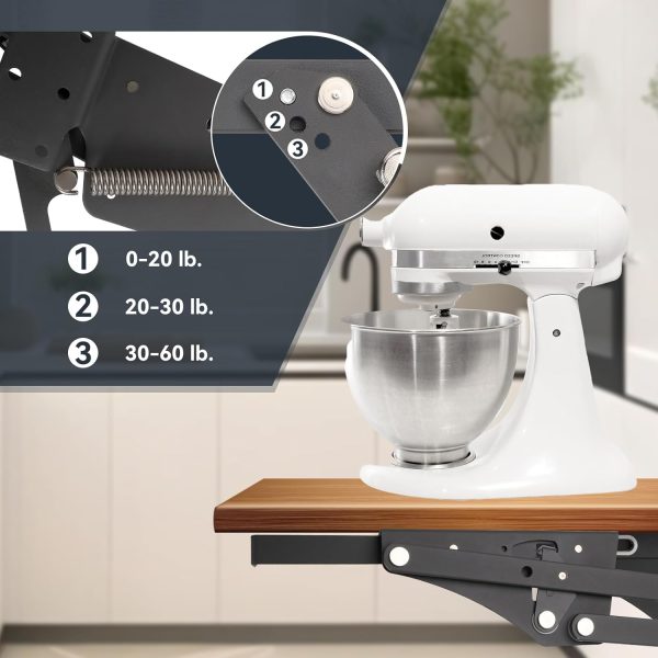 Appliances & Mixer Lift for Cabinet, Soft-Close Appliance Lifter with - Image 5
