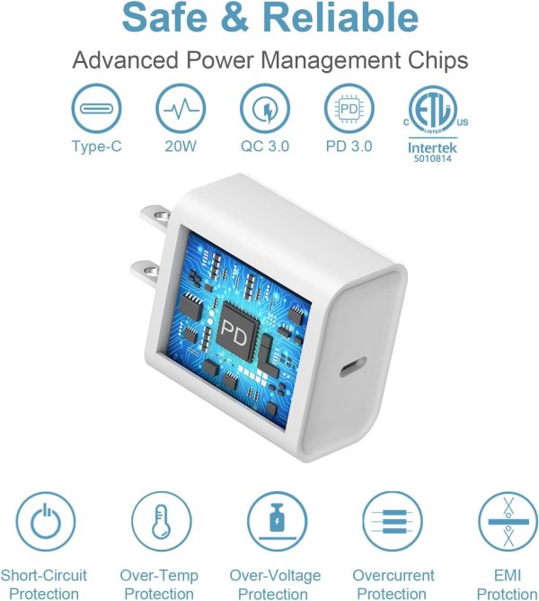iPhone 16 15 Charger Fast Charging Type C Charger USB C Charger Block - Image 5