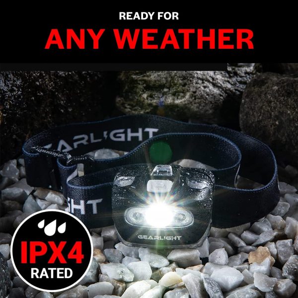 GearLight 2Pack LED Headlamp - Outdoor Camping Head Lamps with Adjustable - Image 8