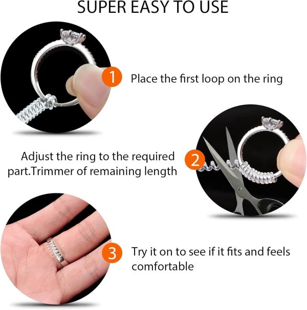 Ring Size Adjuster for Loose Rings, Eiito Ring Sizers Ring Spacers or Ring - Image 3
