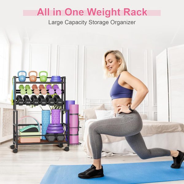 Snughome Dumbbell Rack, Weight Rack for Dumbbells, Home Gym Storage Rack - Image 5