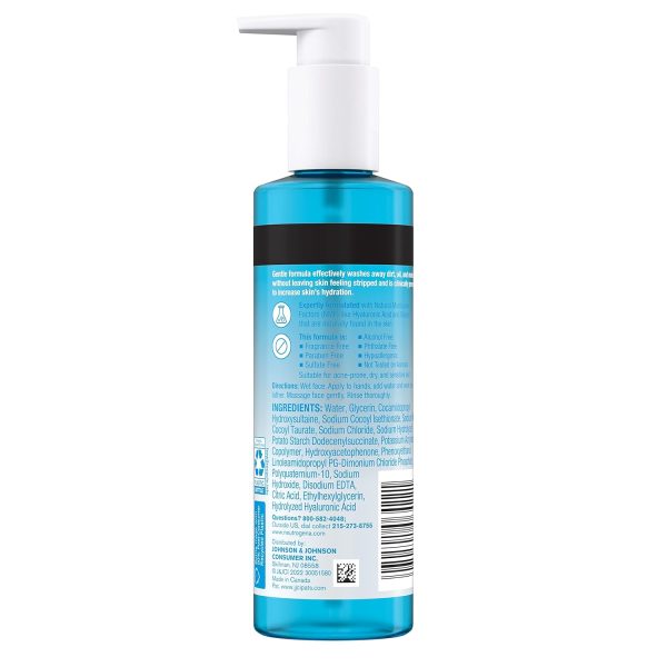 Neutrogena Hydro Boost Fragrance Free Hydrating Gel Facial Cleanser with - Image 8