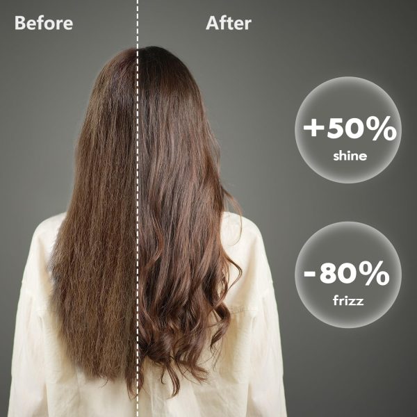 Ionic Thermal Brush Curling Iron Brush Heat Hair Curling Brush with Ceramic - Image 6