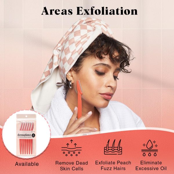 Kitsch Dermaplaning Tool - Face Razors for Women and Men, Eyebrow Trimmer & - Image 5