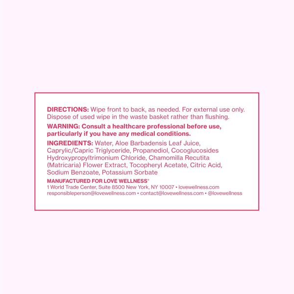 Love Wellness pH Balancing Wipes for Women | Feminine Hygiene for Cleansing - Image 6