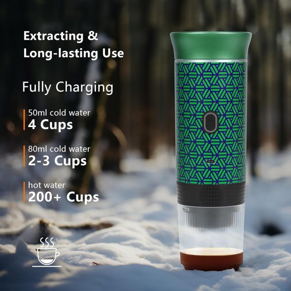 Portable Electric Espresso Machine, Travel Coffee Maker for Camping, Car - Image 6