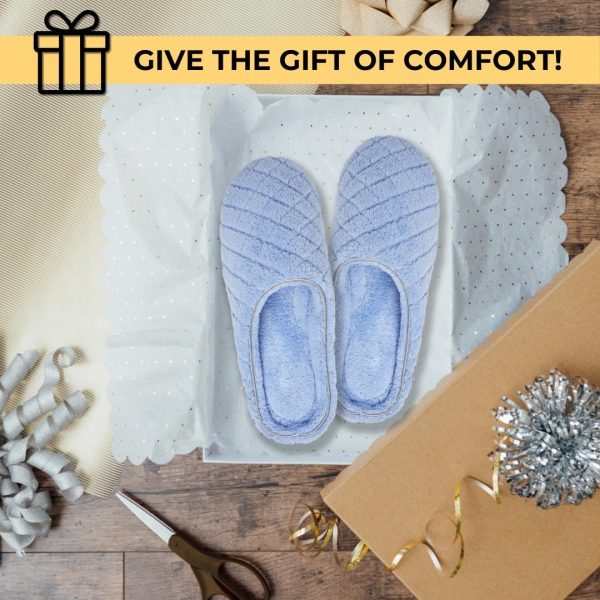 Dearfoams Women's Memory Foam Washable Leslie Clog House Slipper with Wide - Image 6