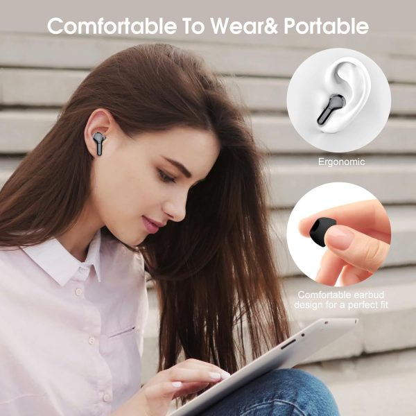 Wireless Earbuds, Bluetooth 5.3 Headphones HiFi Stereo, Bluetooth Earbuds - Image 6