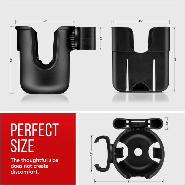 Clip-on Cup and Phone Holder, Compatible Exclusively with Drive Medical - Image 7