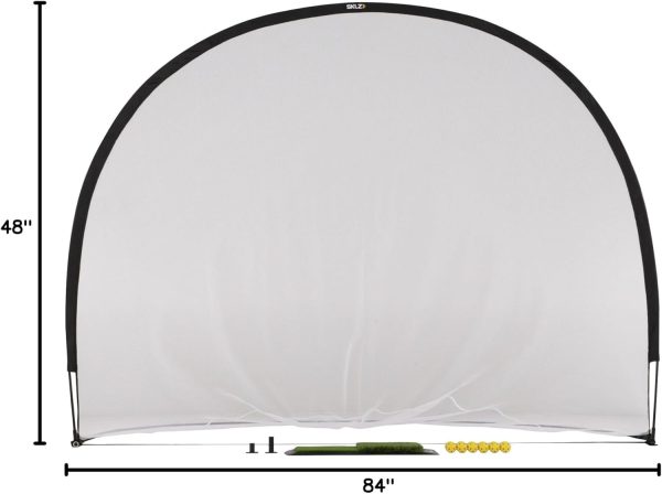 SKLZ Home Golf Driving Range Kit with Net, Golf Balls, Launch Pad, and Tees - Image 6