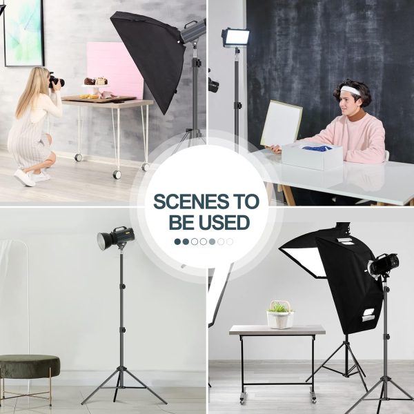 EMART 7 Ft Light Stand for Photography, Portable Photo Video Tripod Stand, - Image 7
