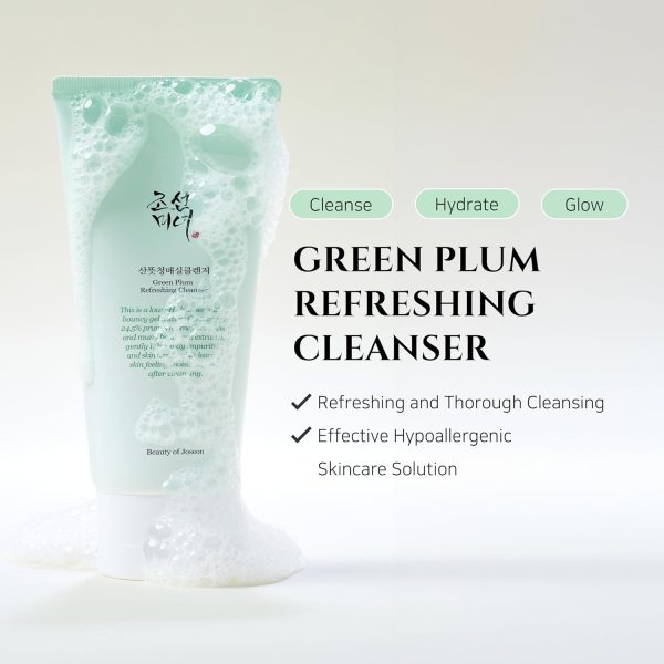 Beauty of Joseon Green Plum Refreshing Cleanser Gel Type Deep Pore - Image 2