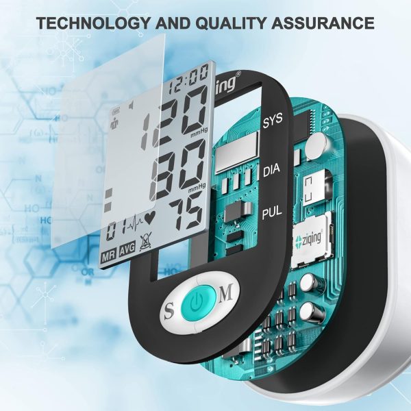 Blood Pressure Monitor, Bp Monitor with 2 Cuffs, The Medium and Extra Large - Image 4