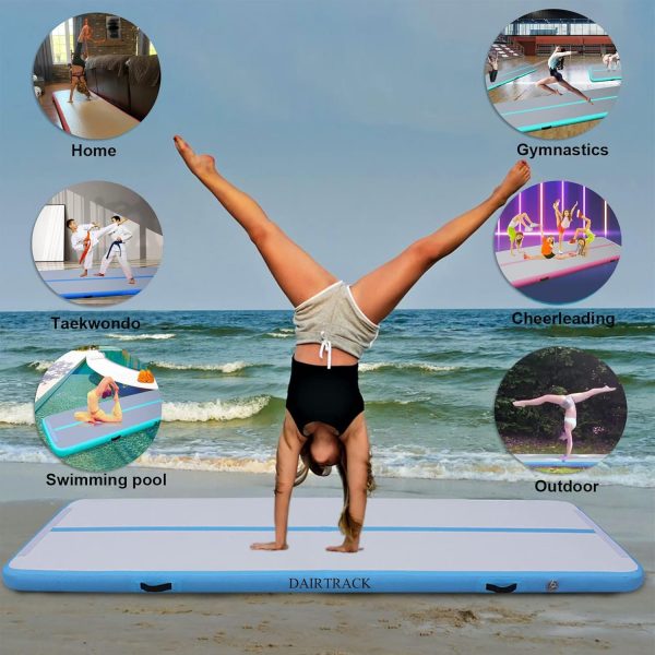 IBATMS Air Tumbling Mat, 10ft/13ft/16ft/20ft Inflatable Gymnastics Air Mat - Image 6