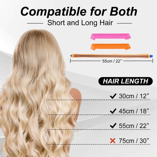 40pcs Hair Curlers Spiral Hair Curlers for Long Hair, No Heat Curlers - Image 6