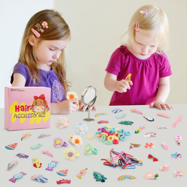 Toddler Girls Hair Accessories Kit, Hair Clips Little Girl Barrettes Kids - Image 8