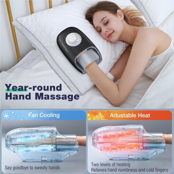 Hand Massager with Heat and Compression, 3D Machine for Arthritis and - Image 3
