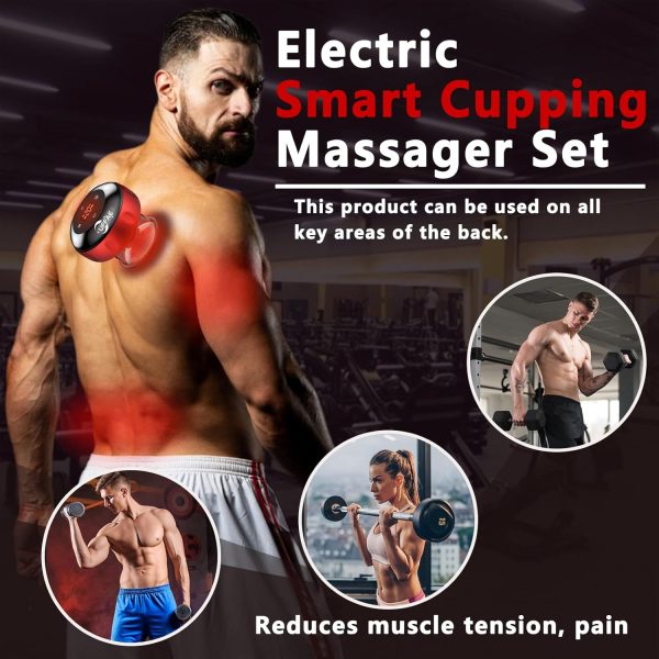 5-in-1 Electric Cupping Therapy Set, Smart Cupping Therapy Massager, 12 - Image 7