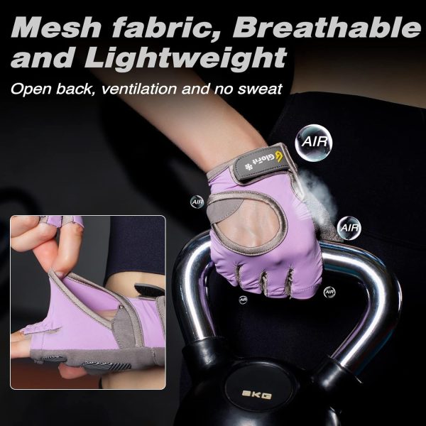 Workout Gloves for Women Men, Lightweight Weight Lifting Glove Breathable - Image 4