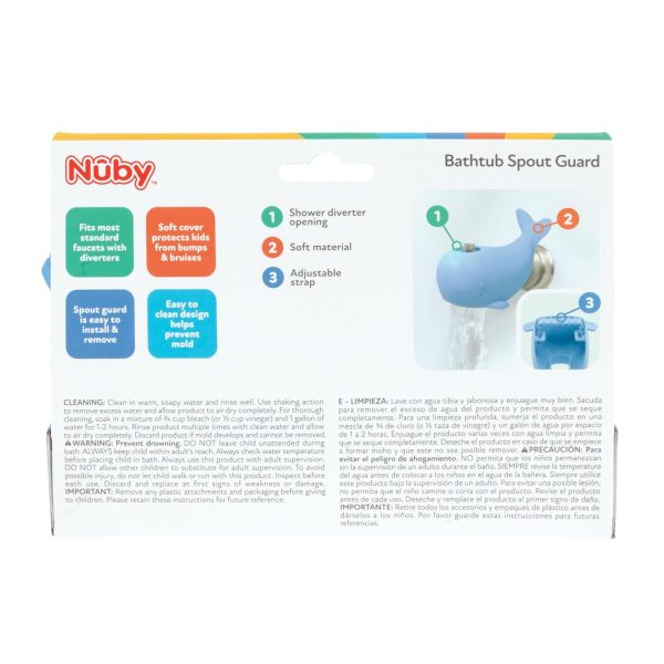 Nuby Bathtub Safety Spout Guard - Compatible with Most Standard Faucets - - Image 7