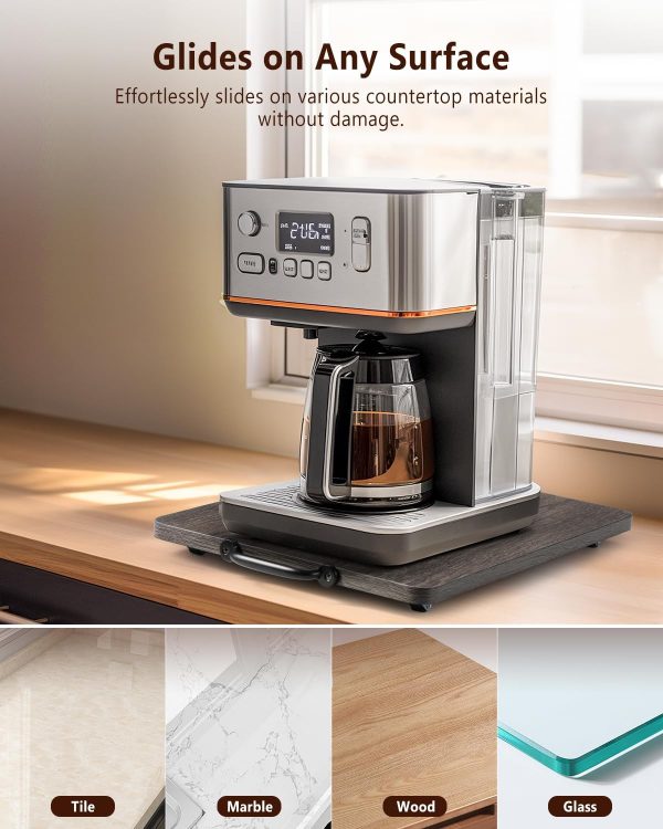 Appliance Slider, Sliding Tray for Coffee Maker, Coffee Pot Slider Tray for - Image 7