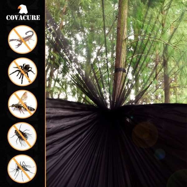 Covacure Camping Hammock - Lightweight Double Hammock, Hold Up to 772lbs, - Image 4
