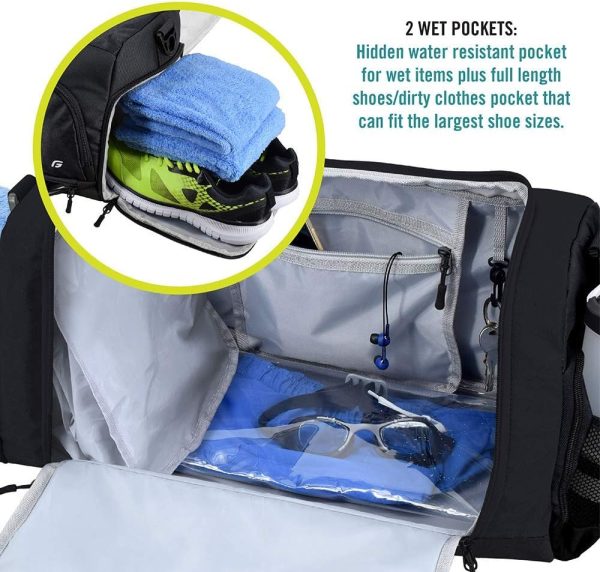 Ultimate Gym Bag 2.0: The Durable Crowdsource Designed Duffel Bag with 10 - Image 3