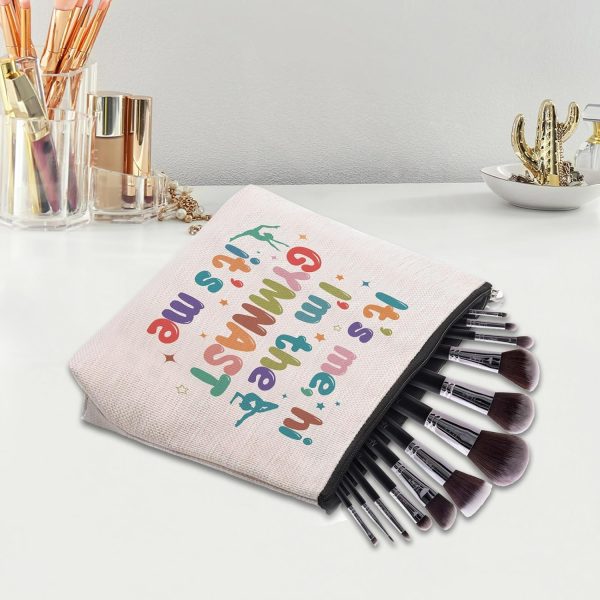 Gymnast Gymnastics Stuff Gifts Makeup Bag, Gymnast Graduation Birthday Gift - Image 3