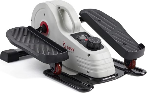 Sunny Health & Fitness Sitting Under Desk Elliptical Exerciser, Portable - Image 2