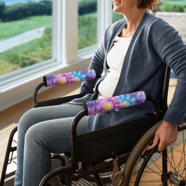 Tie-dye Wheelchair Accessories Washable Medical Accessory Comfortable and - Image 5
