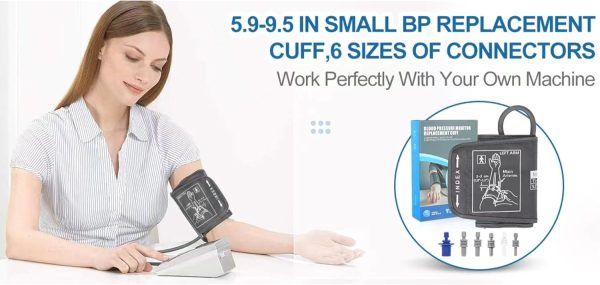 5.9"-9.5" Small Blood Pressure Cuff Arm - BP Replacement Cuff for - Image 7