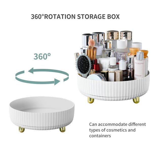 funest Makeup Perfume Organizer, 360 Degree Rotating Lazy Susan Cosmetic - Image 2