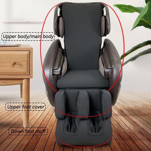 Full Body Shiatsu Massage Chair Cover Slipcover Recliner Cover Stretch - Image 6