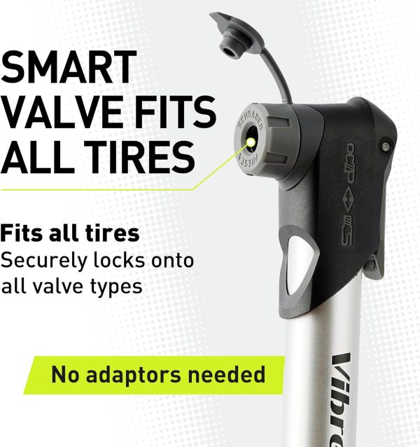 Mini Bike Pump - Presta & Schrader Bicycle Pump - 120 PSI Tire Pump for - Image 2