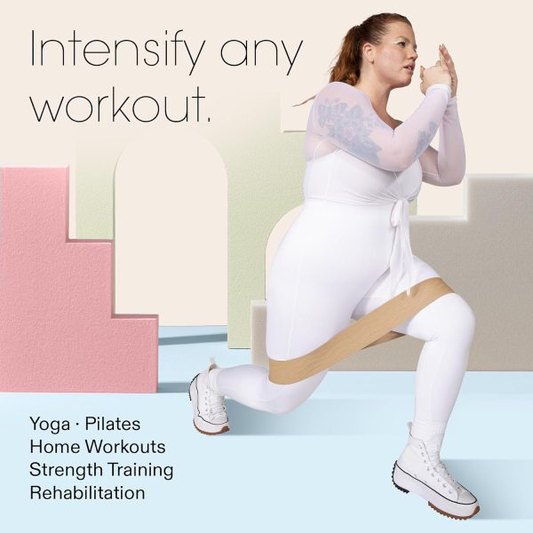 Bala Bands Resistance Bands for Women & Men, 3-Pack - Elastic Exercise - Image 3