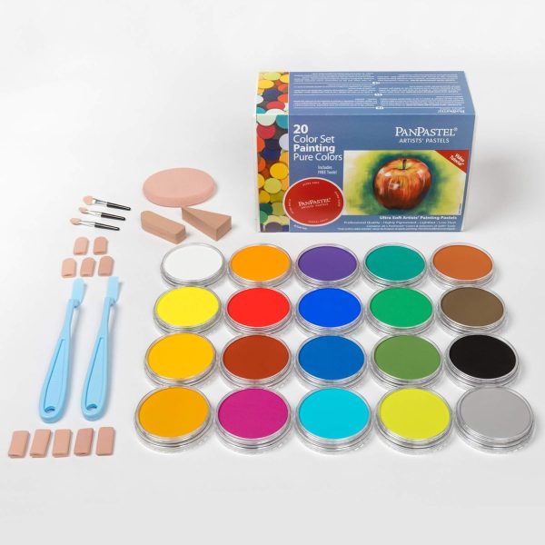 Painting/Pure Colors Set by PanPastel, 20 Color, Includes Sofft Tools - Image 2