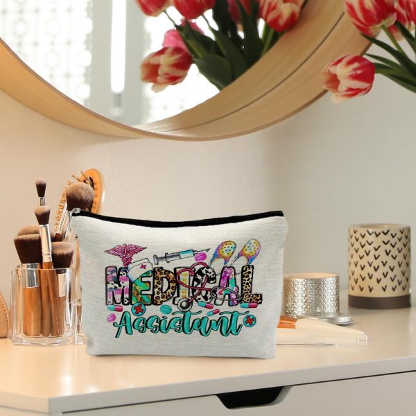 Medical Assistant Gifts, Trendy Western Medical Assistant Makeup Bag, Nurse - Image 2