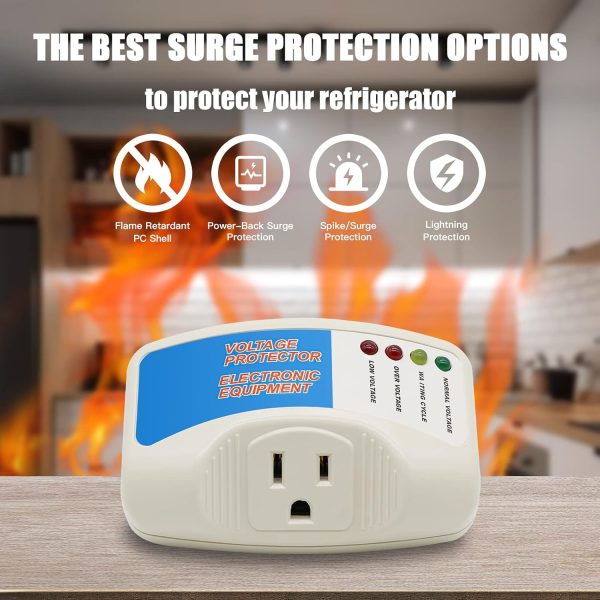 BSEED Surge Protector Home Appliance,Single Outlet Power Voltage - Image 3