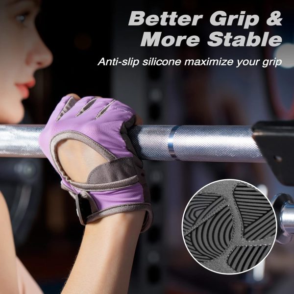 Workout Gloves for Women Men, Lightweight Weight Lifting Glove Breathable - Image 2