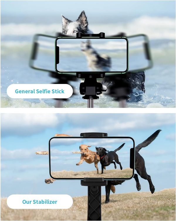 Gimbal Stabilizer with Selfie Stick for iPhone: Portable Handheld Gimble - Image 3