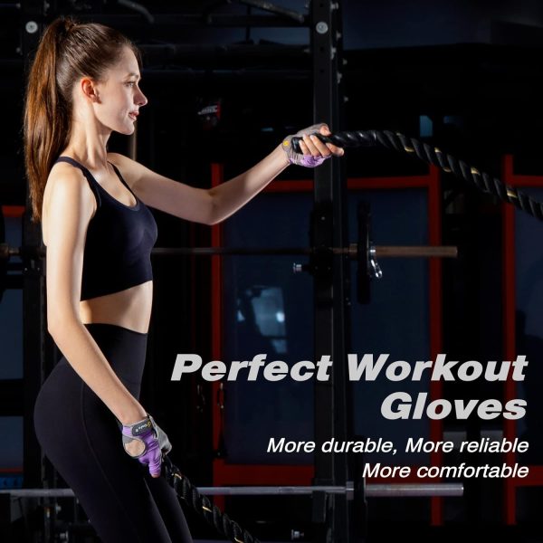 Workout Gloves for Women Men, Lightweight Weight Lifting Glove Breathable - Image 5