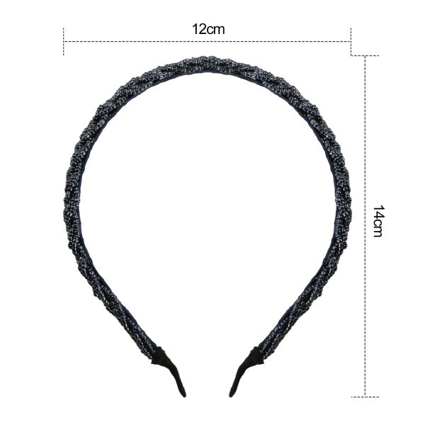 MTLEE 6 Pieces Beaded Headbands for Women Sparkly Crystal Beaded Hair Hoop - Image 4