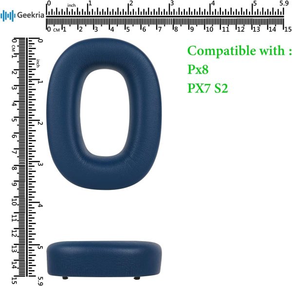 Geekria QuickFit Replacement Ear Pads for Bowers&Wilkins Px8, Px7 S2 - Image 6
