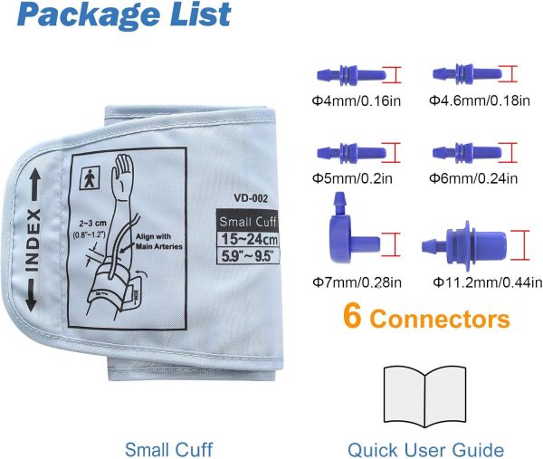 Pediatric Blood Pressure Cuff - Tailored for 5.9’’-9.5’’ (15-24CM) Arm - Image 7