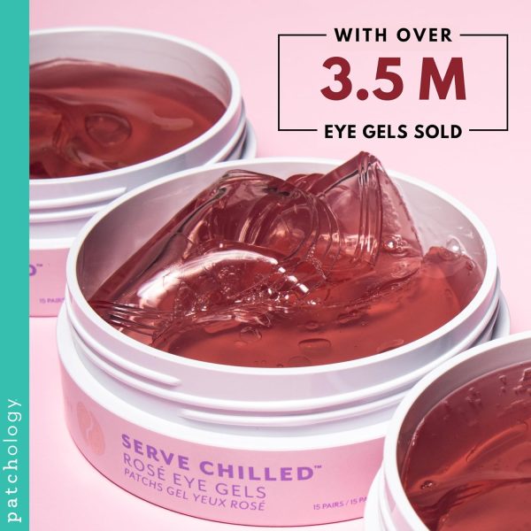Patchology Serve Chilled Rosé Hydrating Under Eye Patches – Hyaluronic Acid - Image 9