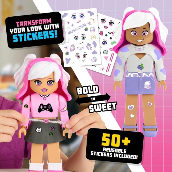 Fashion Doll - Pink_Playz with 2 Outfits and 100+ Ways to Customize - Image 3