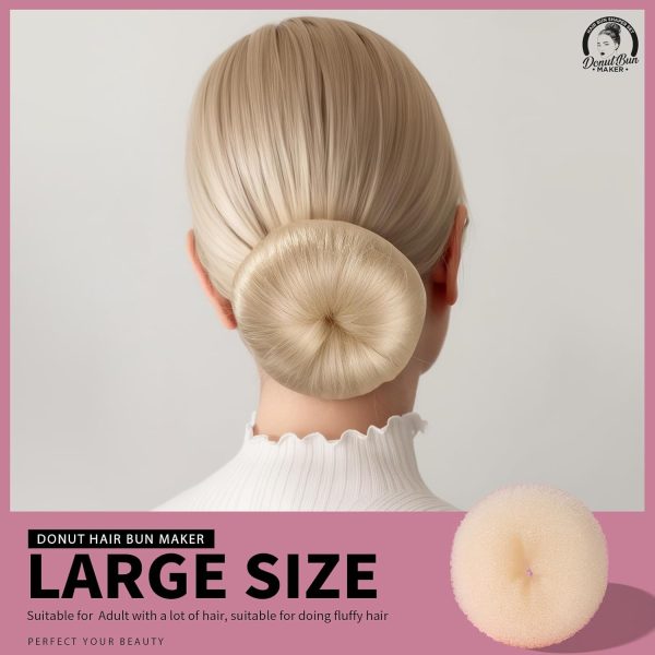 Teenitor Hair Bun Shaper Set with Extra-large, Large, Medium, Small - Image 2