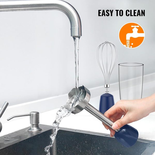 KOIOS 5-in-1 Hand Immersion Blender, 1000W 12 Speed Emulsifier Handheld - Image 7