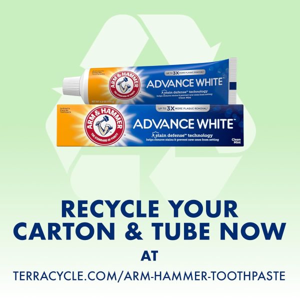Arm & Hammer Advance White Toothpaste, Clean Mint Flavor, Stain Defense - Image 10